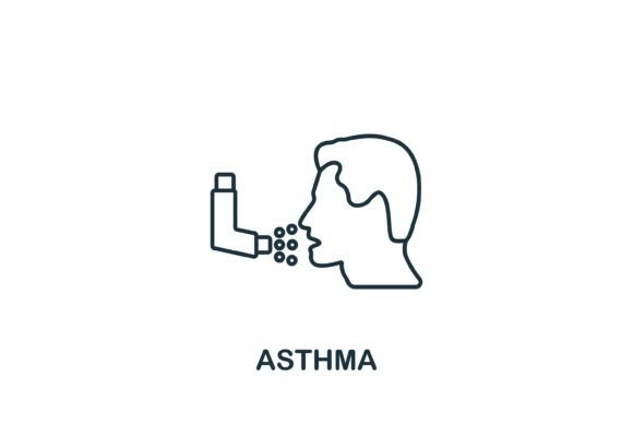 Asthma Icon Graphics and Icons Review