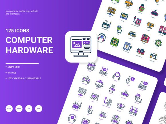 Computer Hardware Icon Pack Review