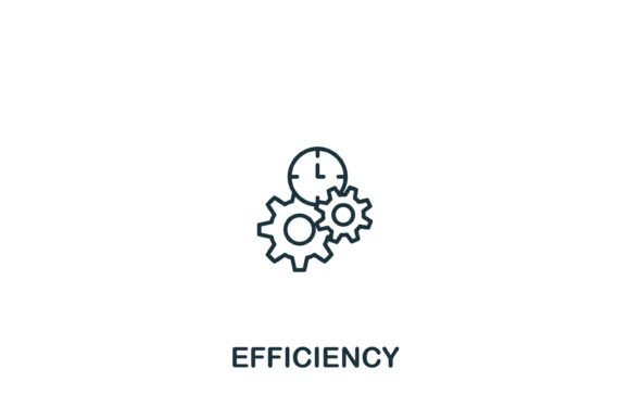 Efficiency Icon Graphics and Icons Review