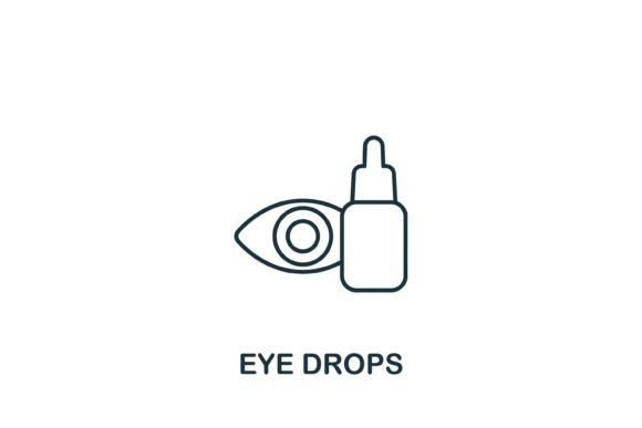 Eye Drops Icon Graphics and Icons Review