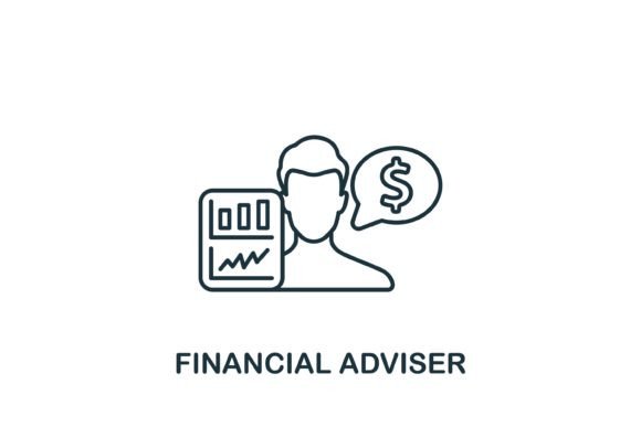 Financial Adviser Icon Graphics and Icons Review