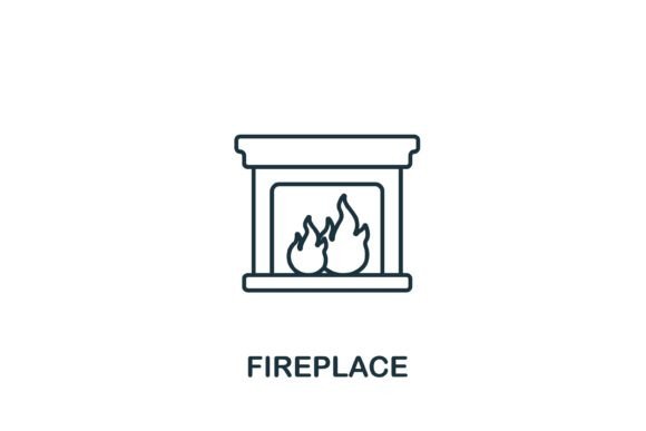 Fireplace Icon Graphics: A Practical Review for Icons Sellers
