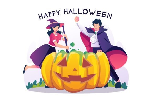 Halloween Party Illustration: A Seller’s Review of Seasonal Graphics and Illustrations