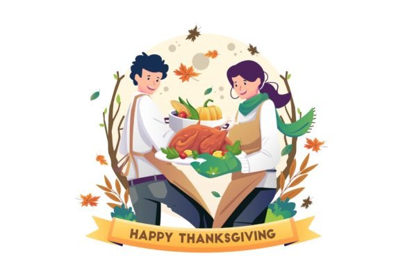 Happy Thanksgiving Illustration Review