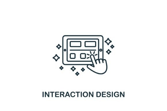 Interaction Design Icon: A Versatile Graphics and Icons Asset for Modern Brands