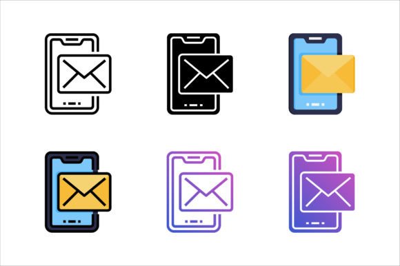 Phone Mail Icon Graphics and Icons Review