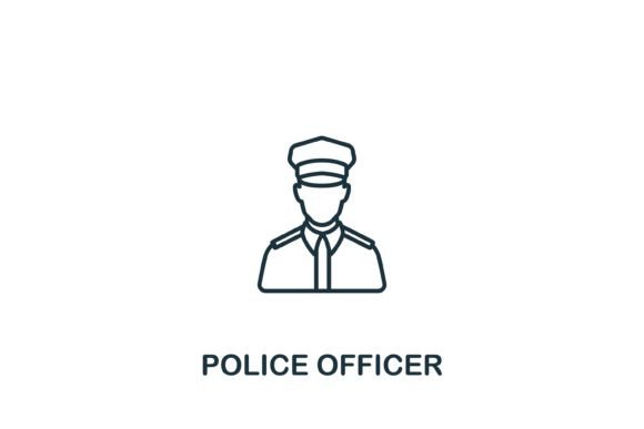 Police Officer Icon Graphics and Icons Review