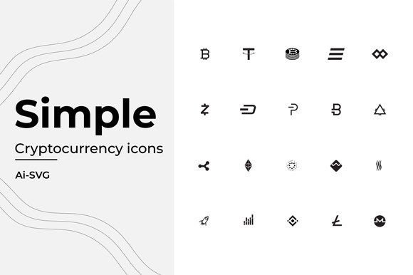 Simple Cryptocurrency Icons Pack-1 Graphics and Icons Review