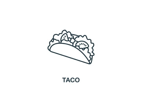 Taco Icon Graphics and Icons Review
