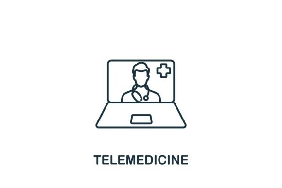 Telemedicine Icon Graphics and Icons Review